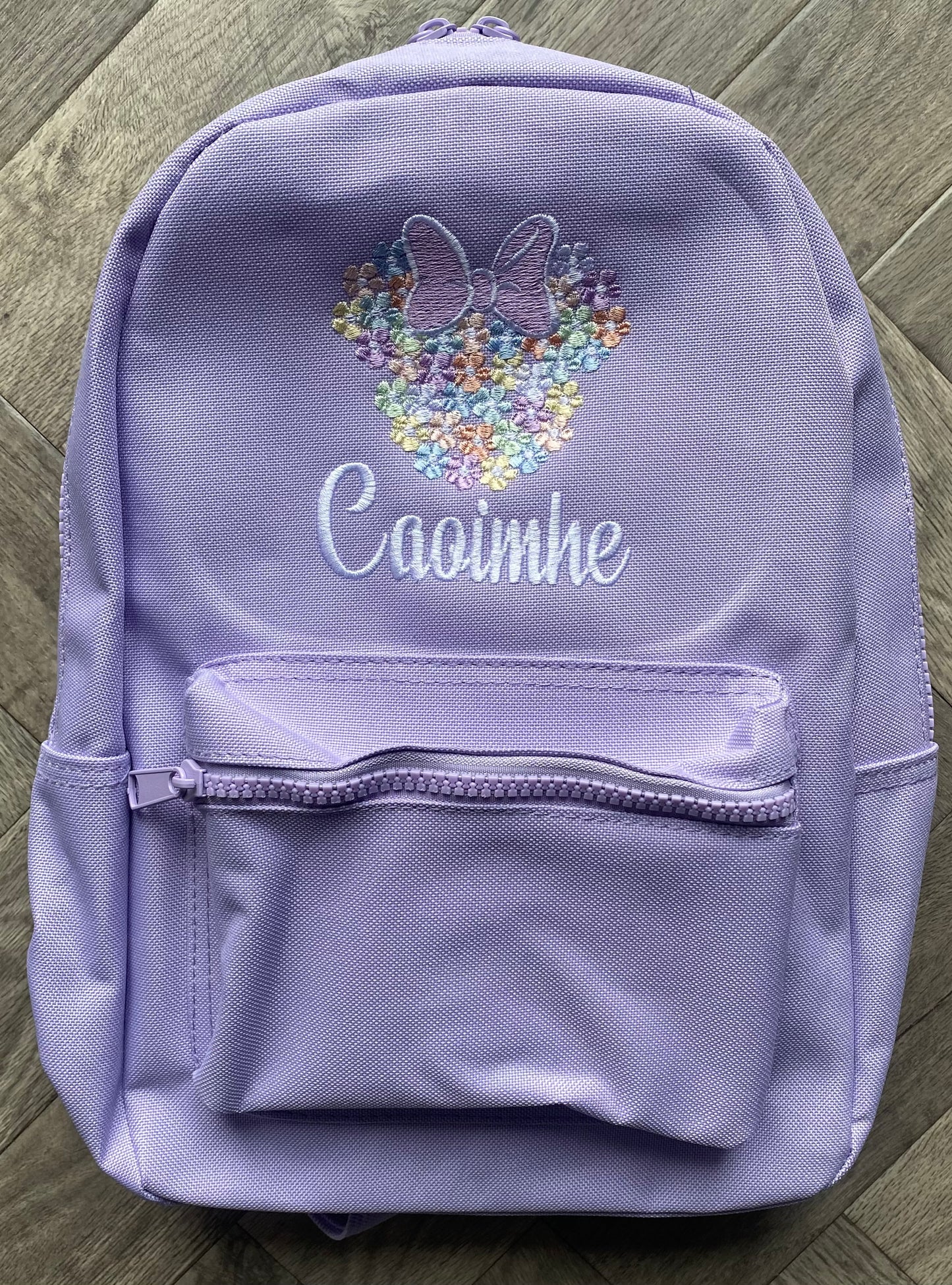Minnie Floral Head Backpack