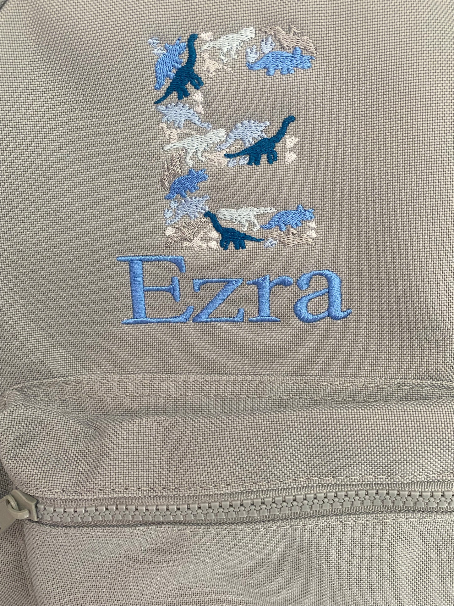 Dinosaur initial Backpack