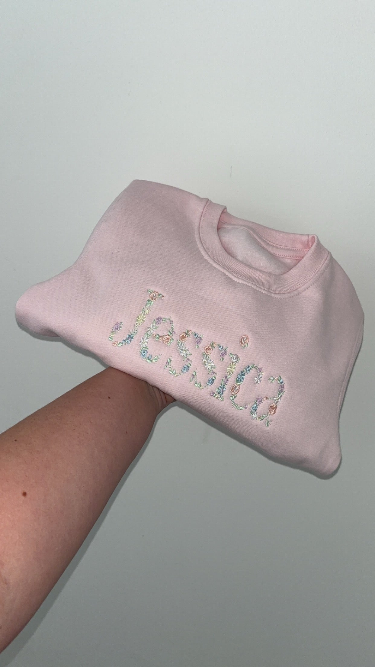 Floral Name Jumper