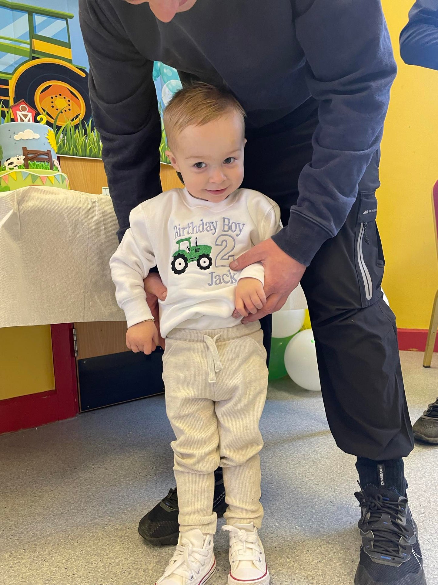 Tractor Birthday Jumper