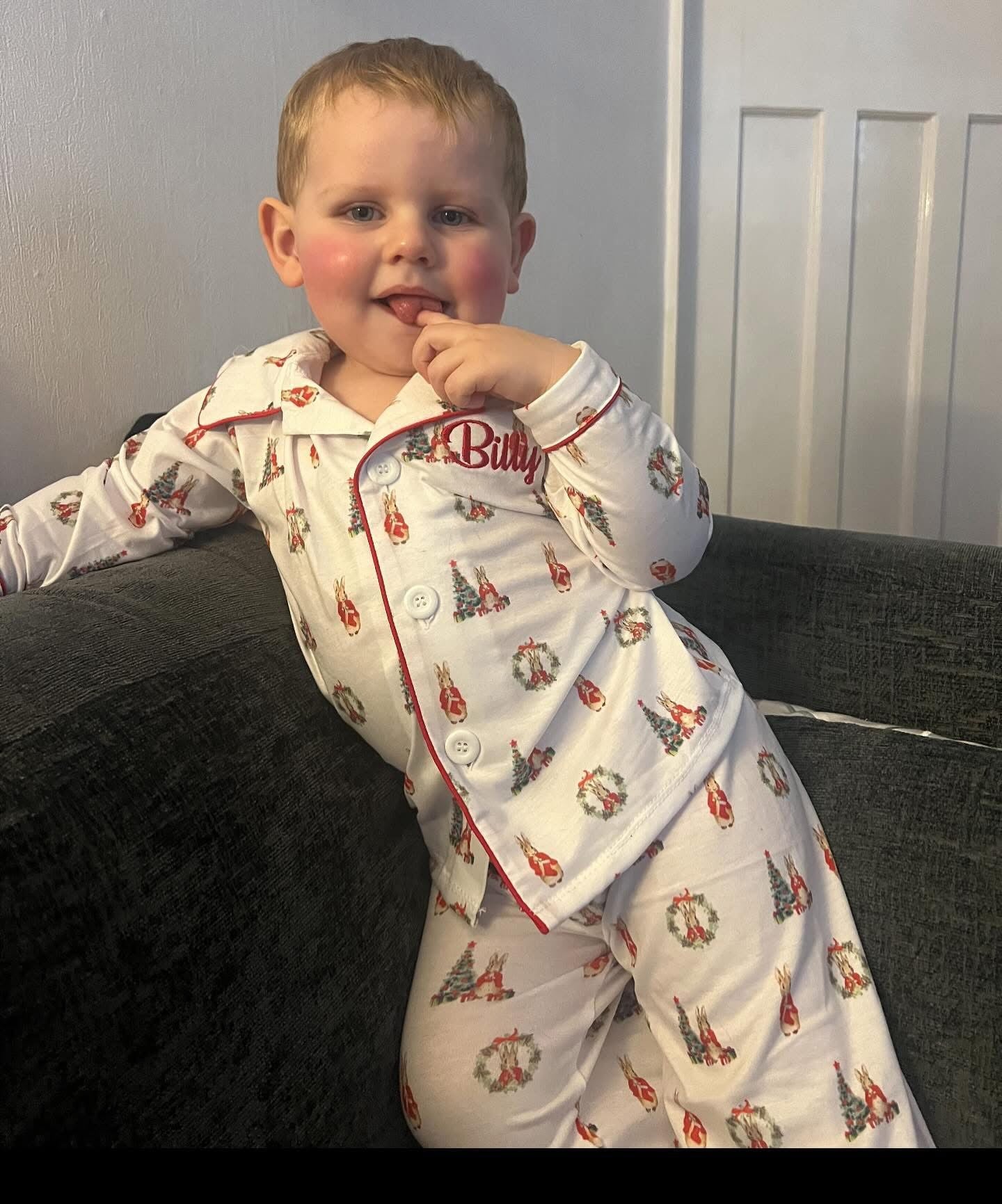 Plain kids Rabbit Christmas pjs