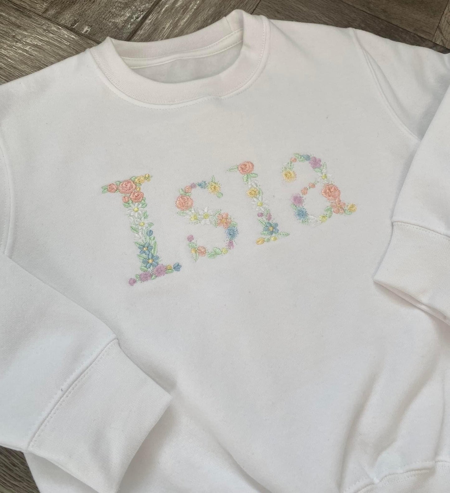 Floral Name Jumper
