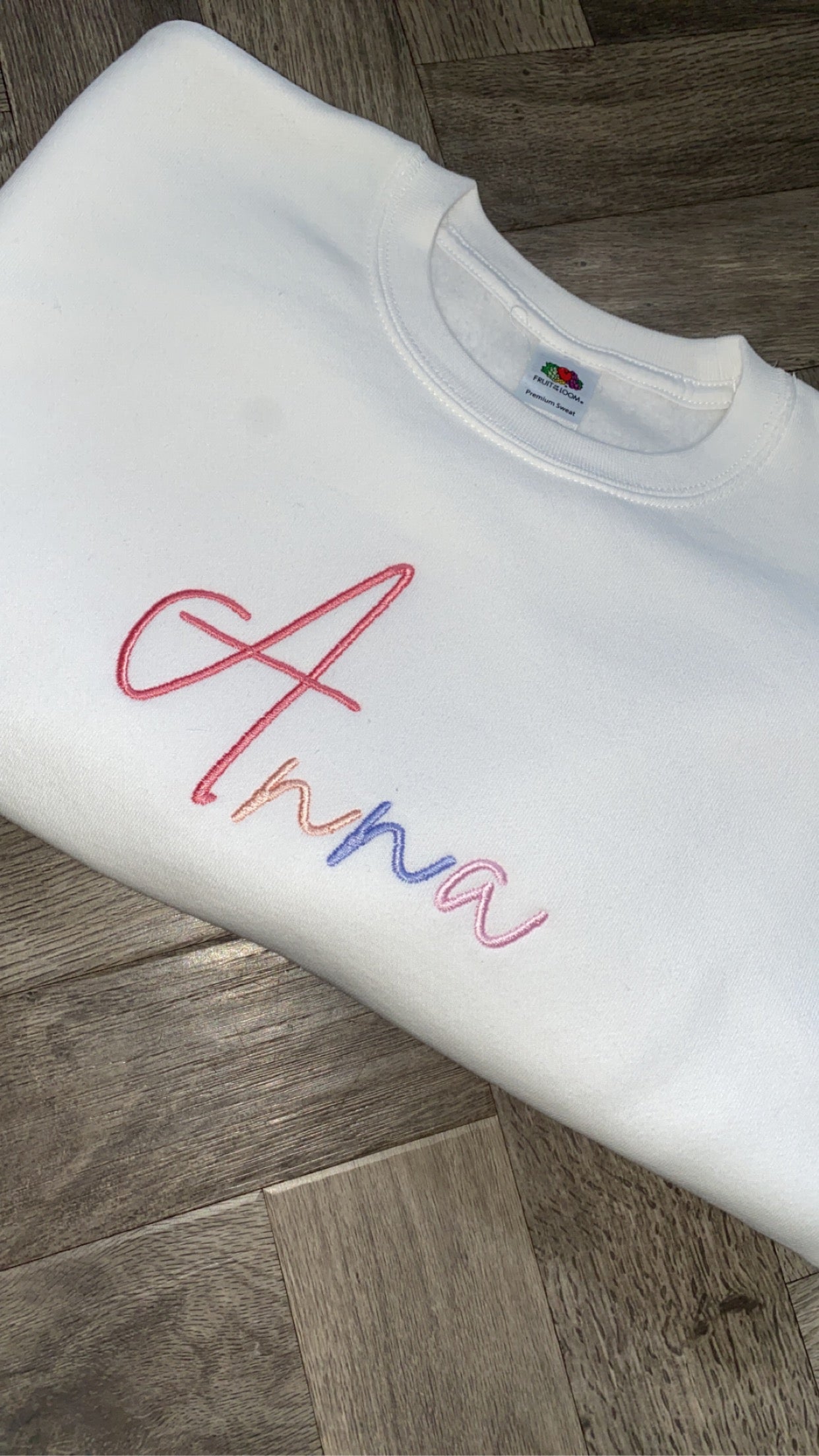 Girls multi Signature Jumper