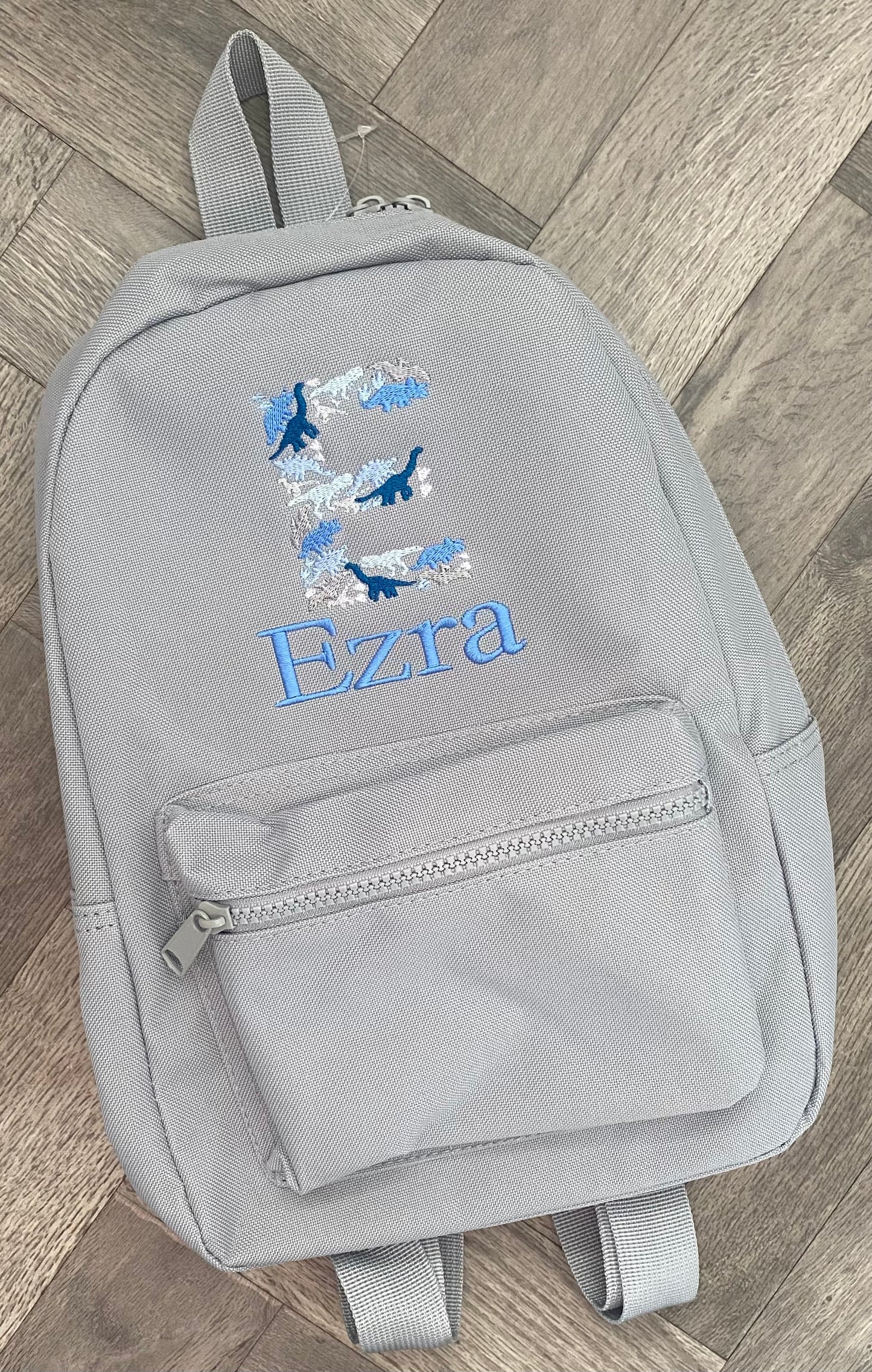 Dinosaur initial Backpack