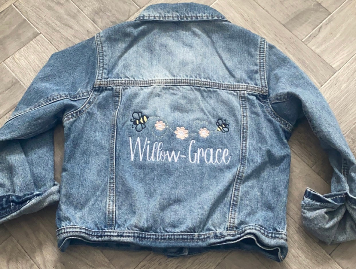 Denim Jacket Embroidery (supply own jacket)