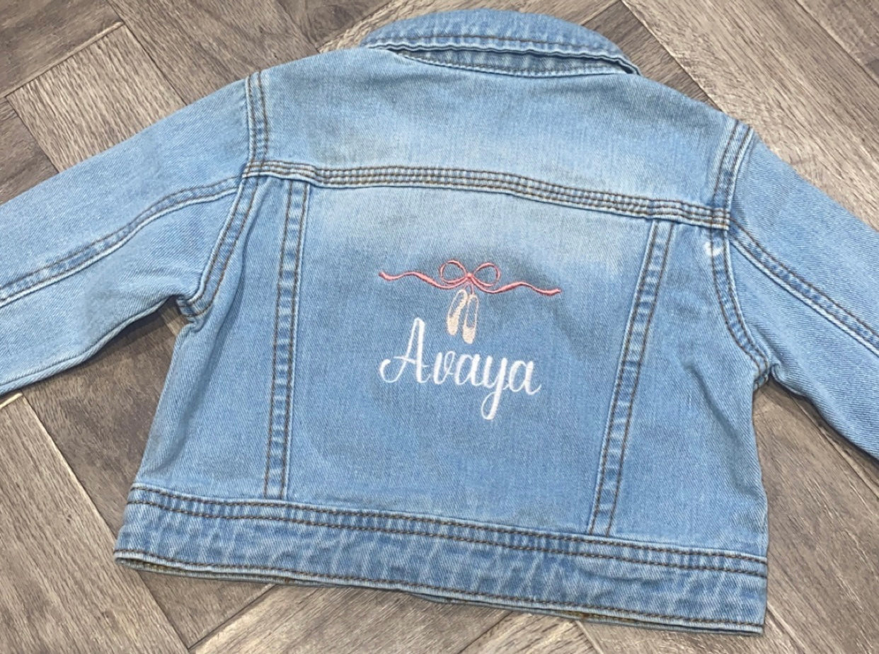 Denim Jacket Embroidery (supply own jacket)