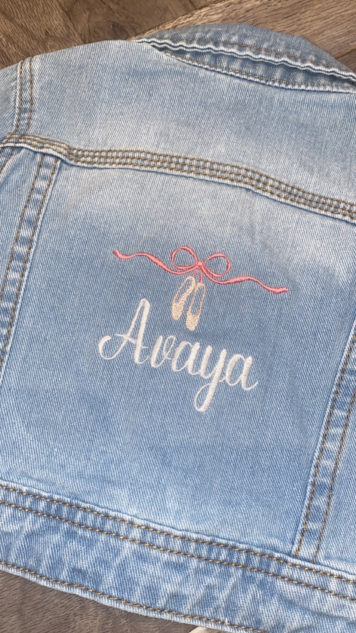 Denim Jacket Embroidery (supply own jacket)