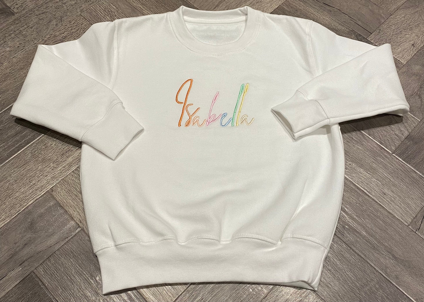 Girls multi Signature Jumper