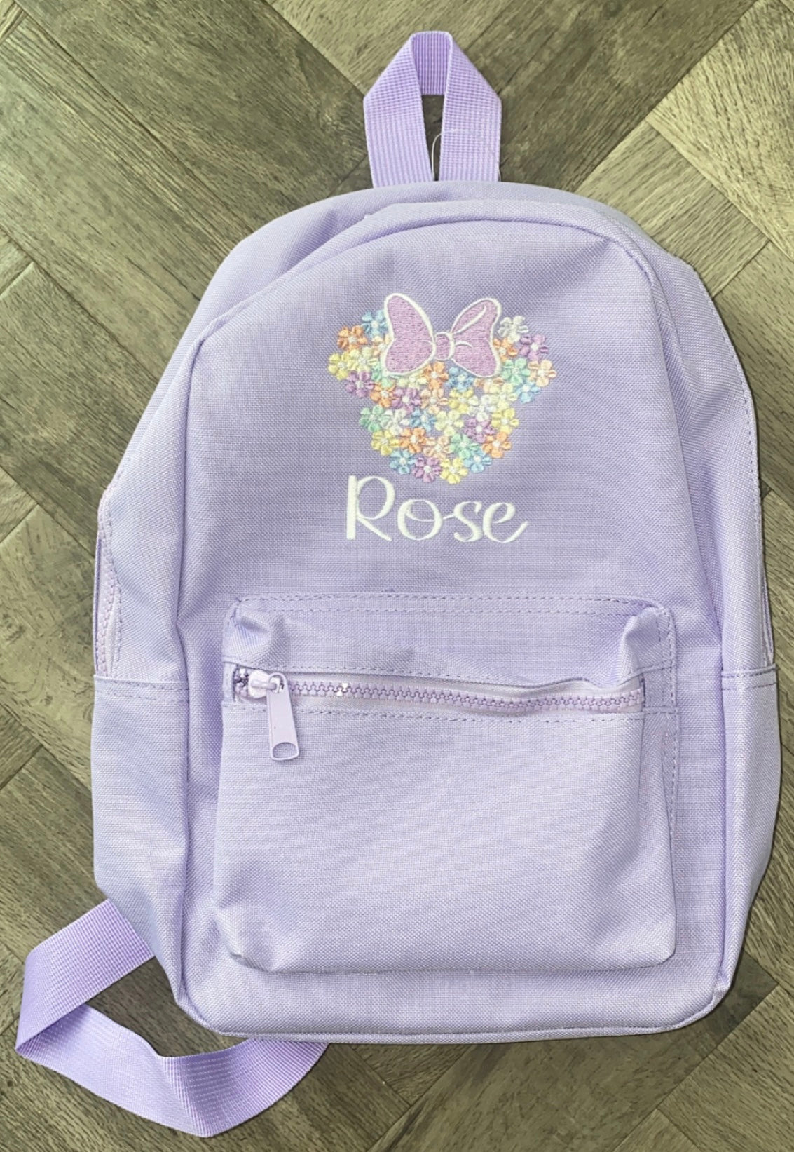 Minnie Floral Head Backpack