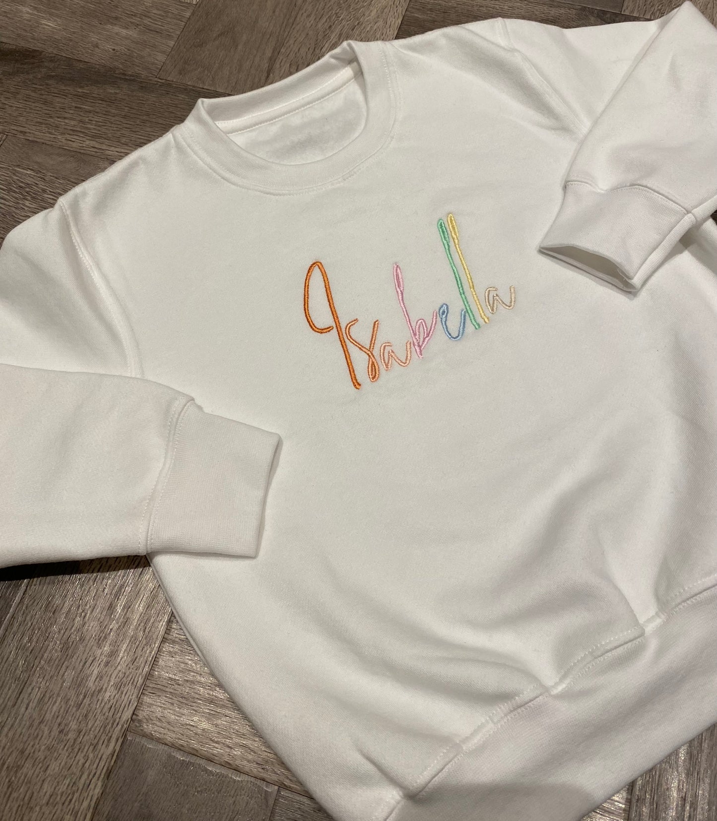 Girls multi Signature Jumper