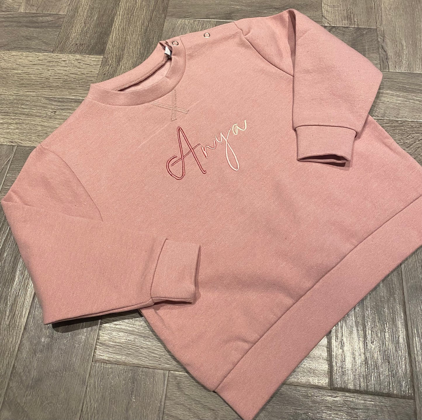 Girls multi Signature Jumper