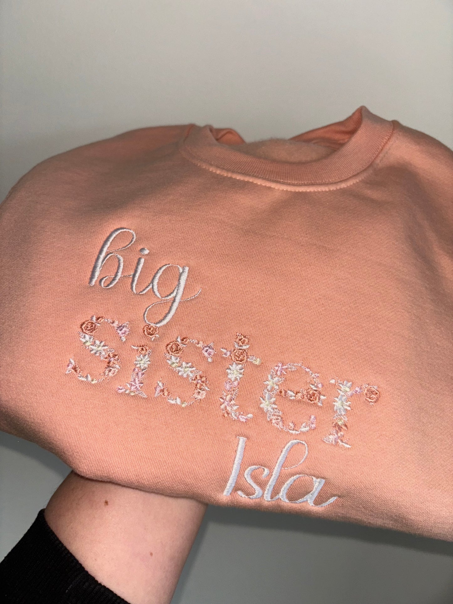 Big Sister Floral Jumper