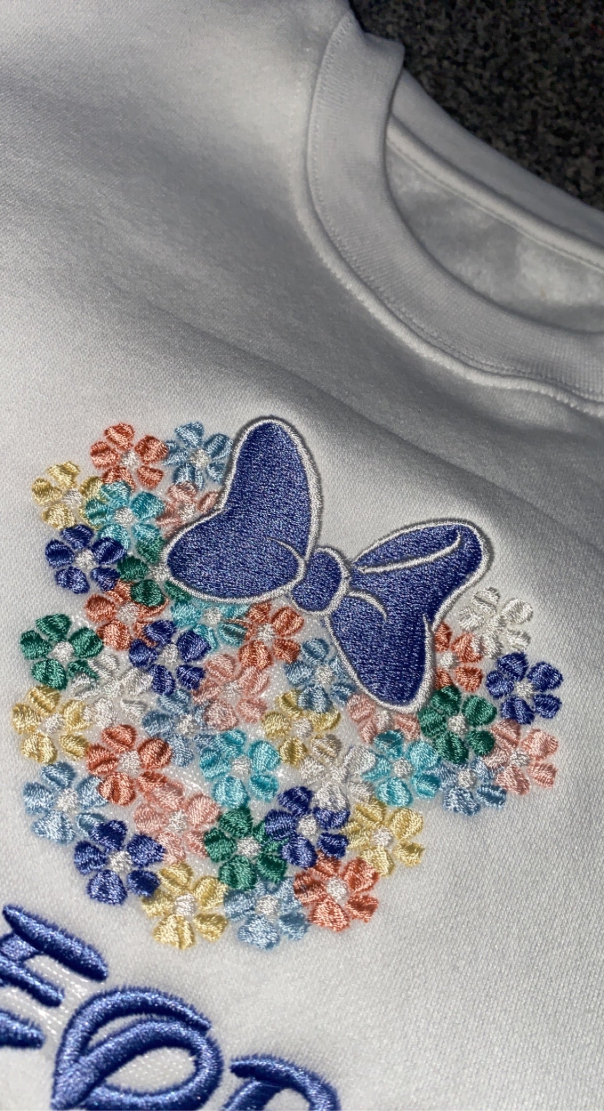 Minnie Floral Head Jumper