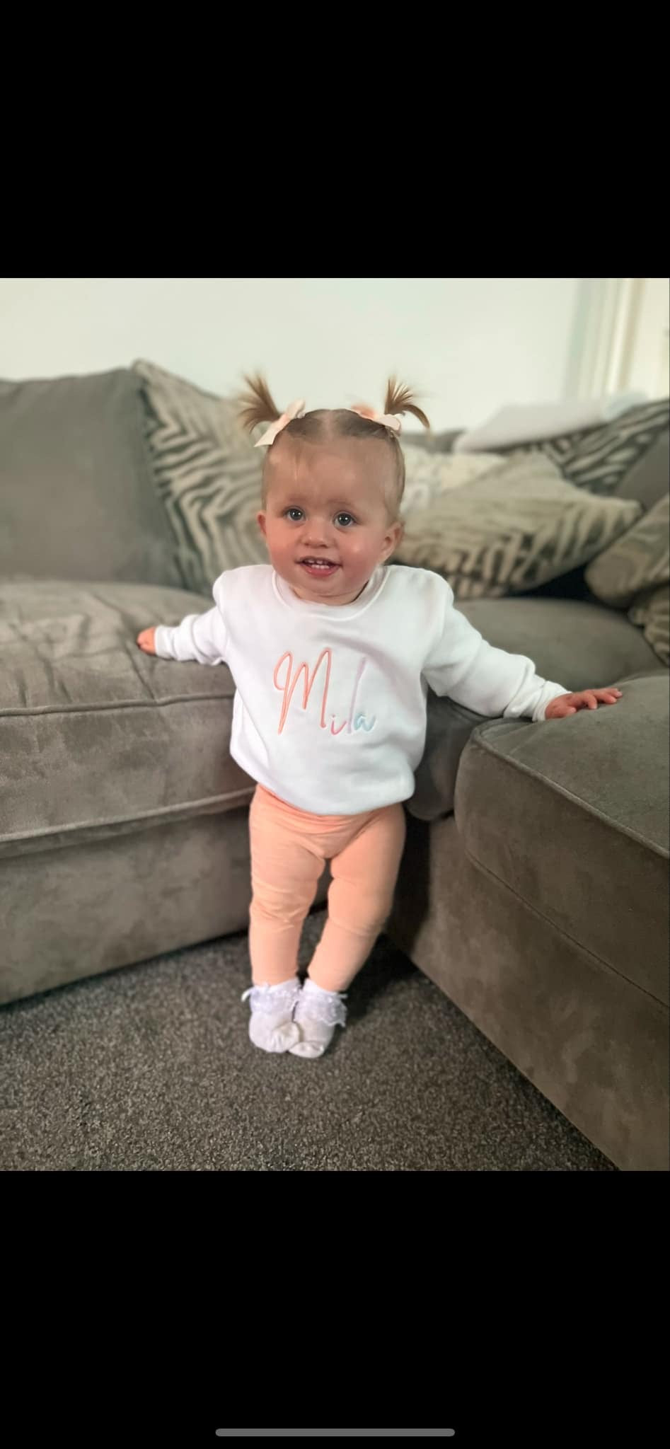 Girls multi Signature Jumper