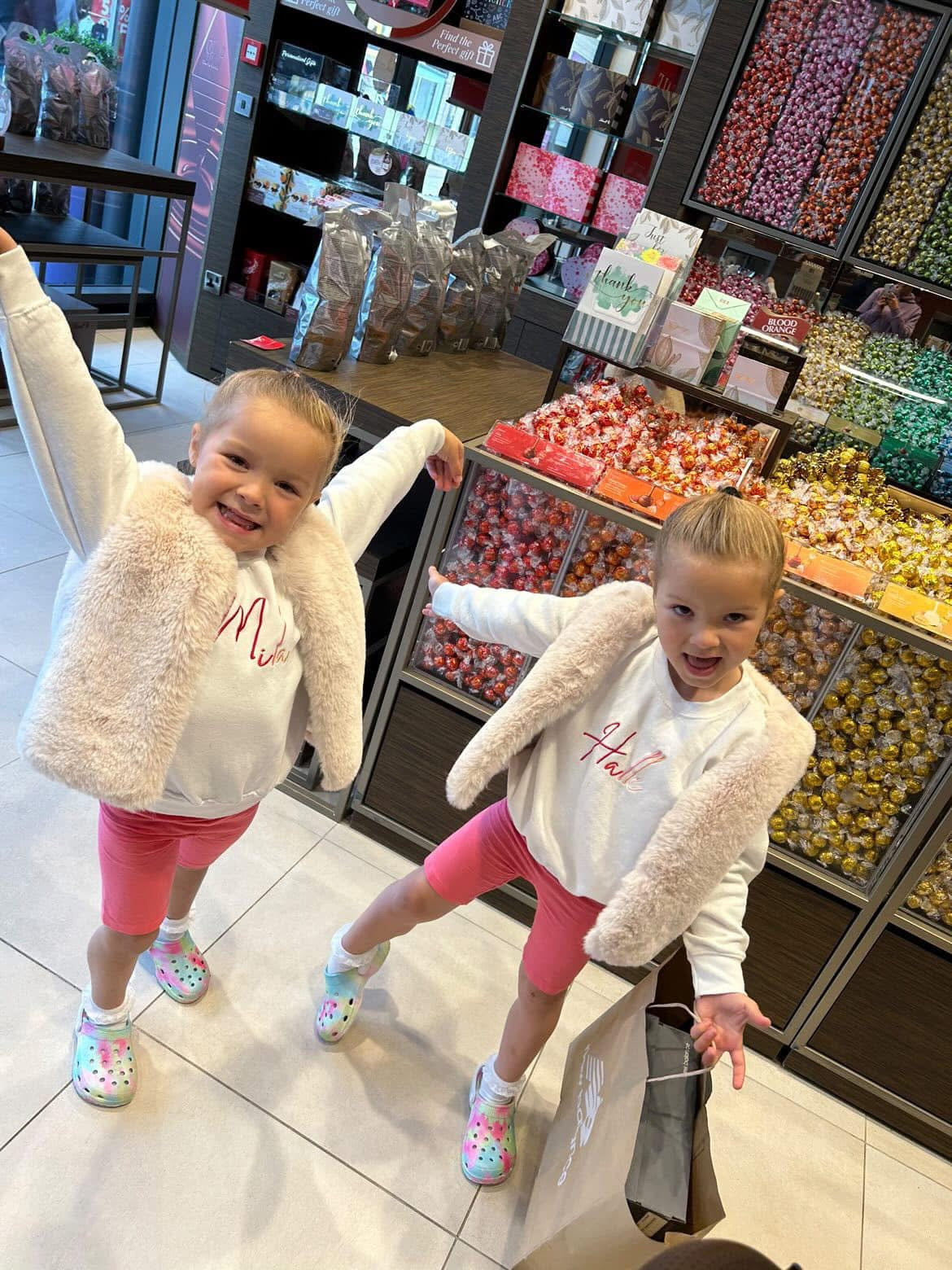 Girls multi Signature Jumper