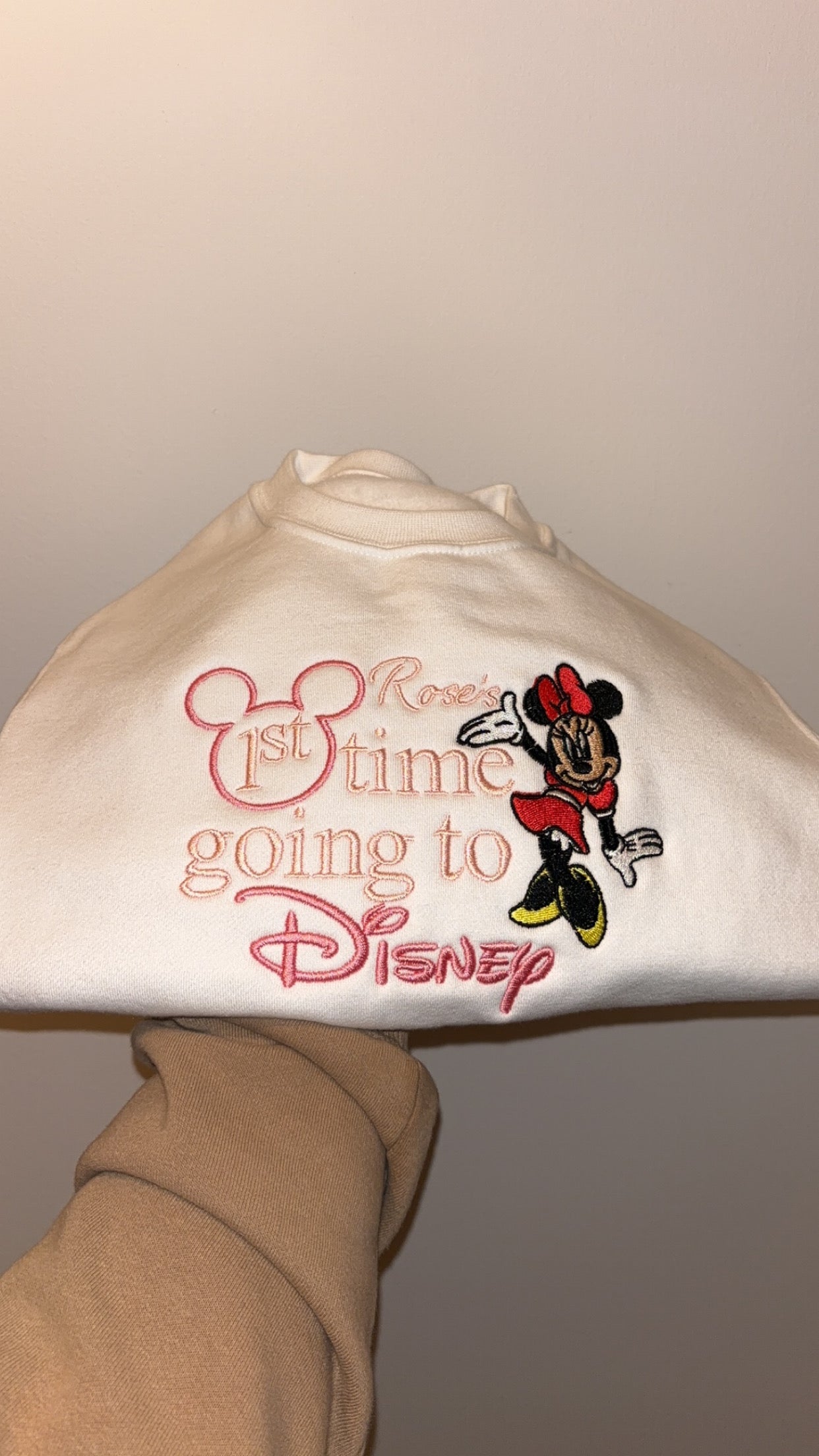 1st Time Going to Disney Jumper