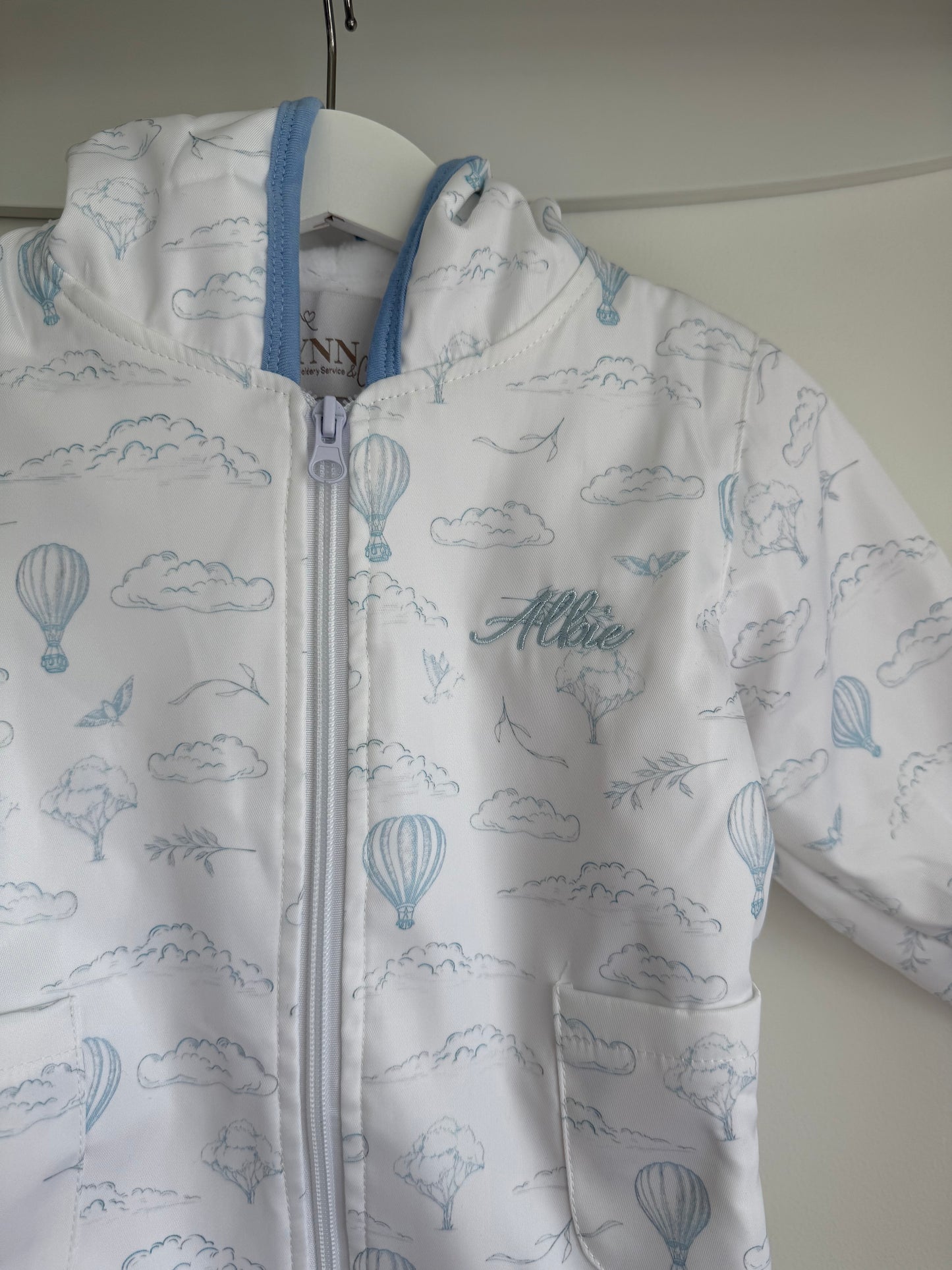 PRE ORDER - Boys hot air balloon raincoat