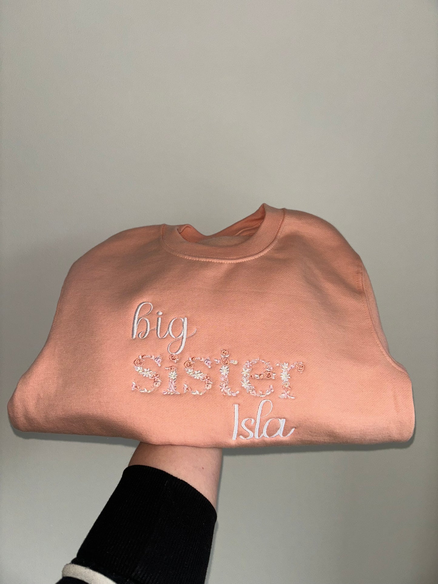 Big Sister Floral Jumper