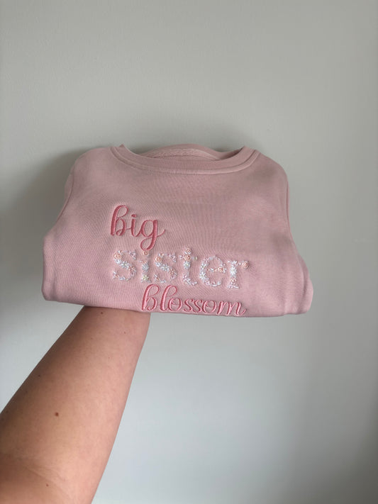 Big Sister Floral Jumper
