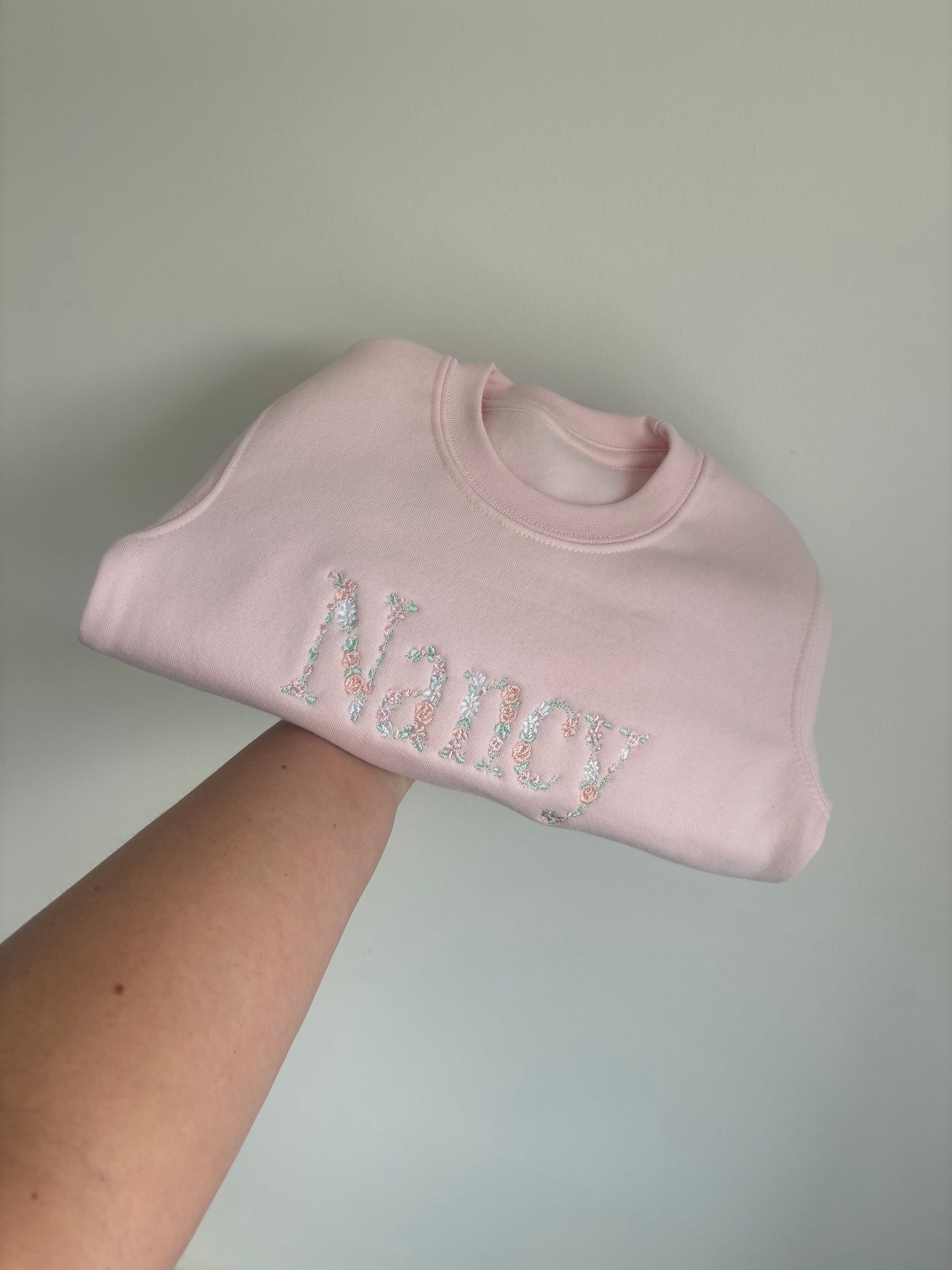 Floral Name Jumper