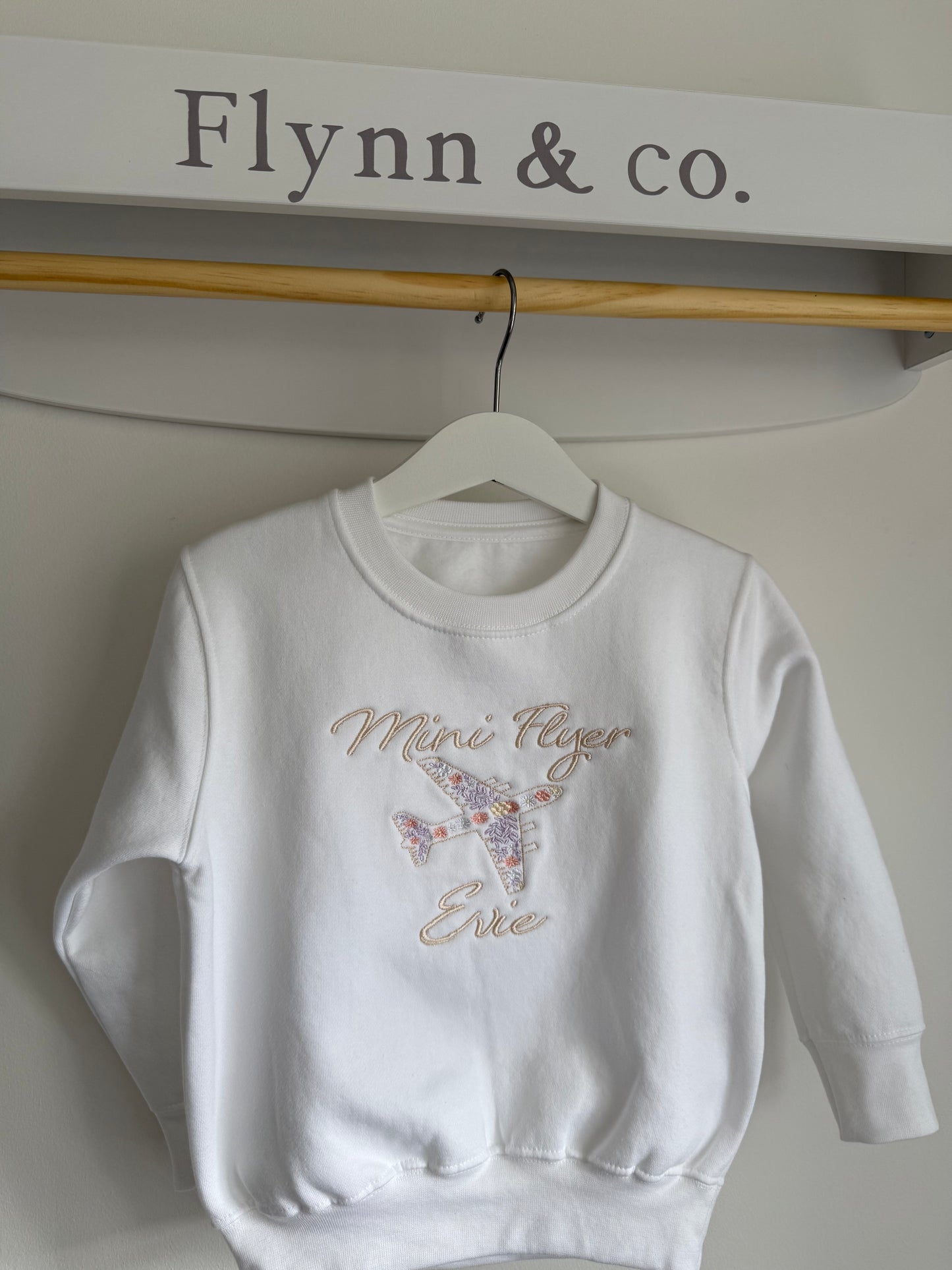 Floral mini flyer jumper