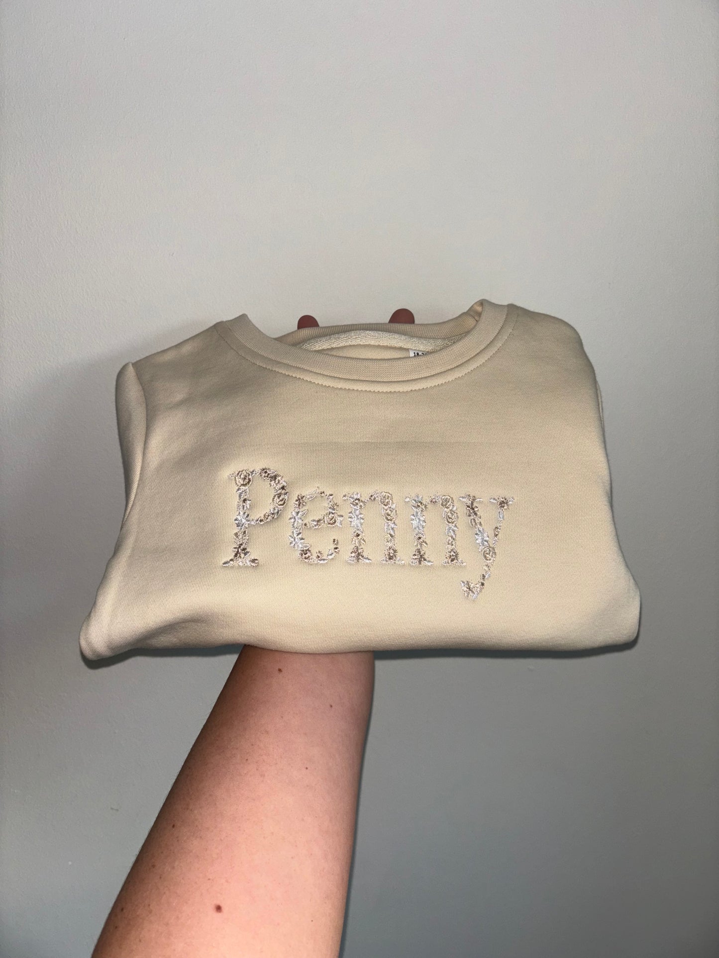 Floral Name Jumper