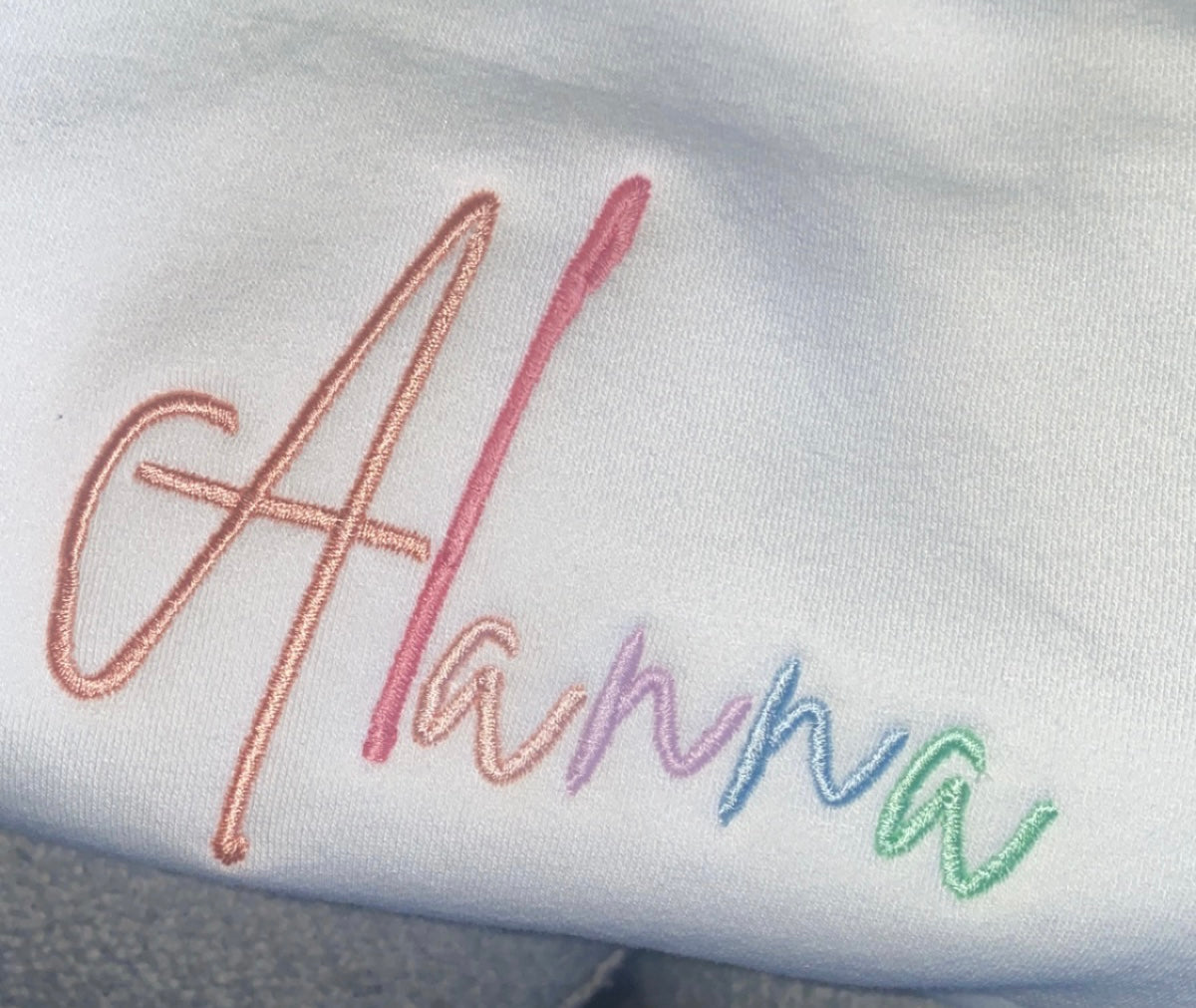 Girls multi Signature Jumper