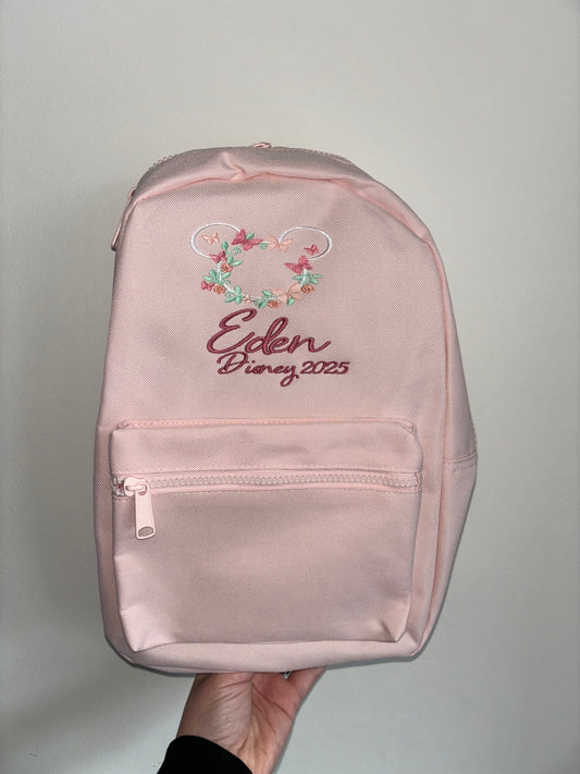 Floral/Butterfly Head Backpack