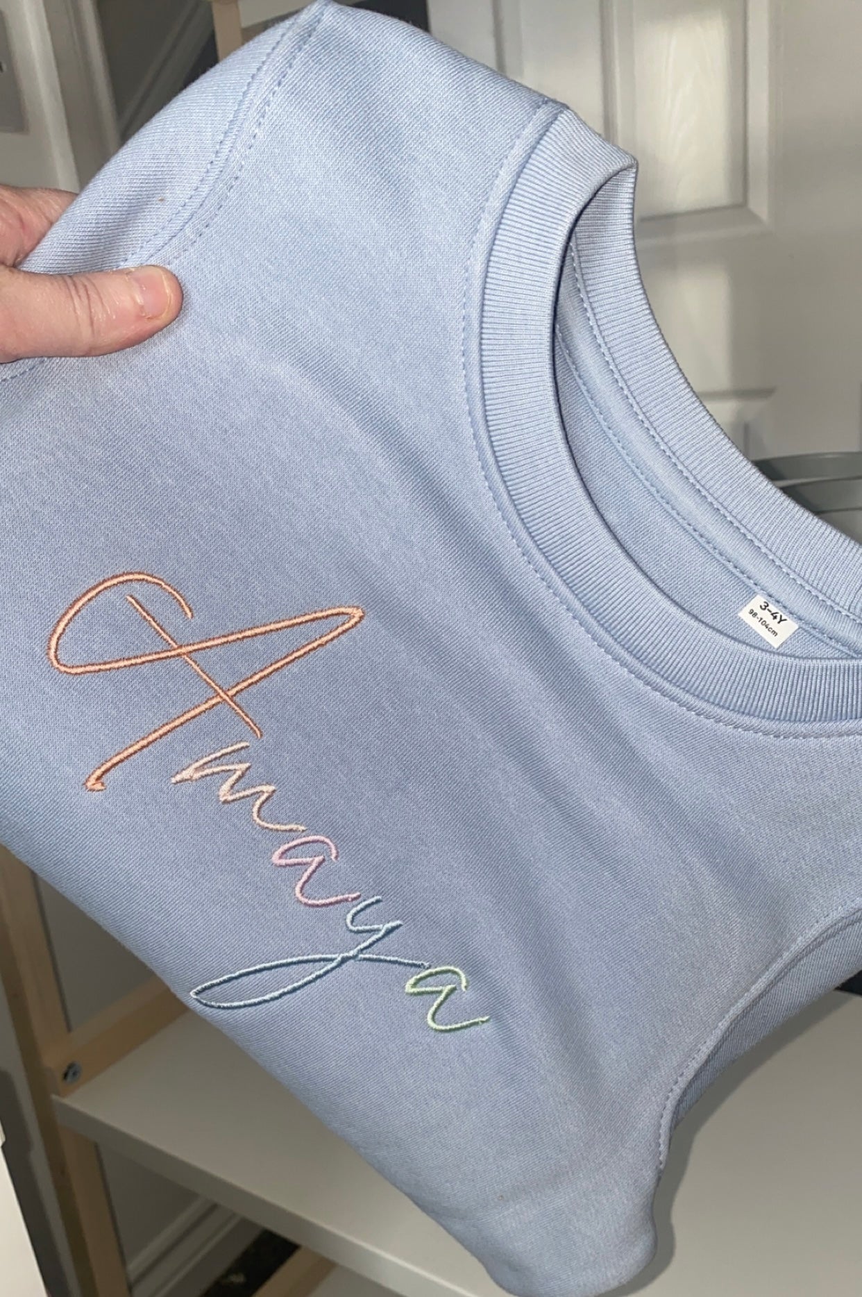 Girls multi Signature Jumper
