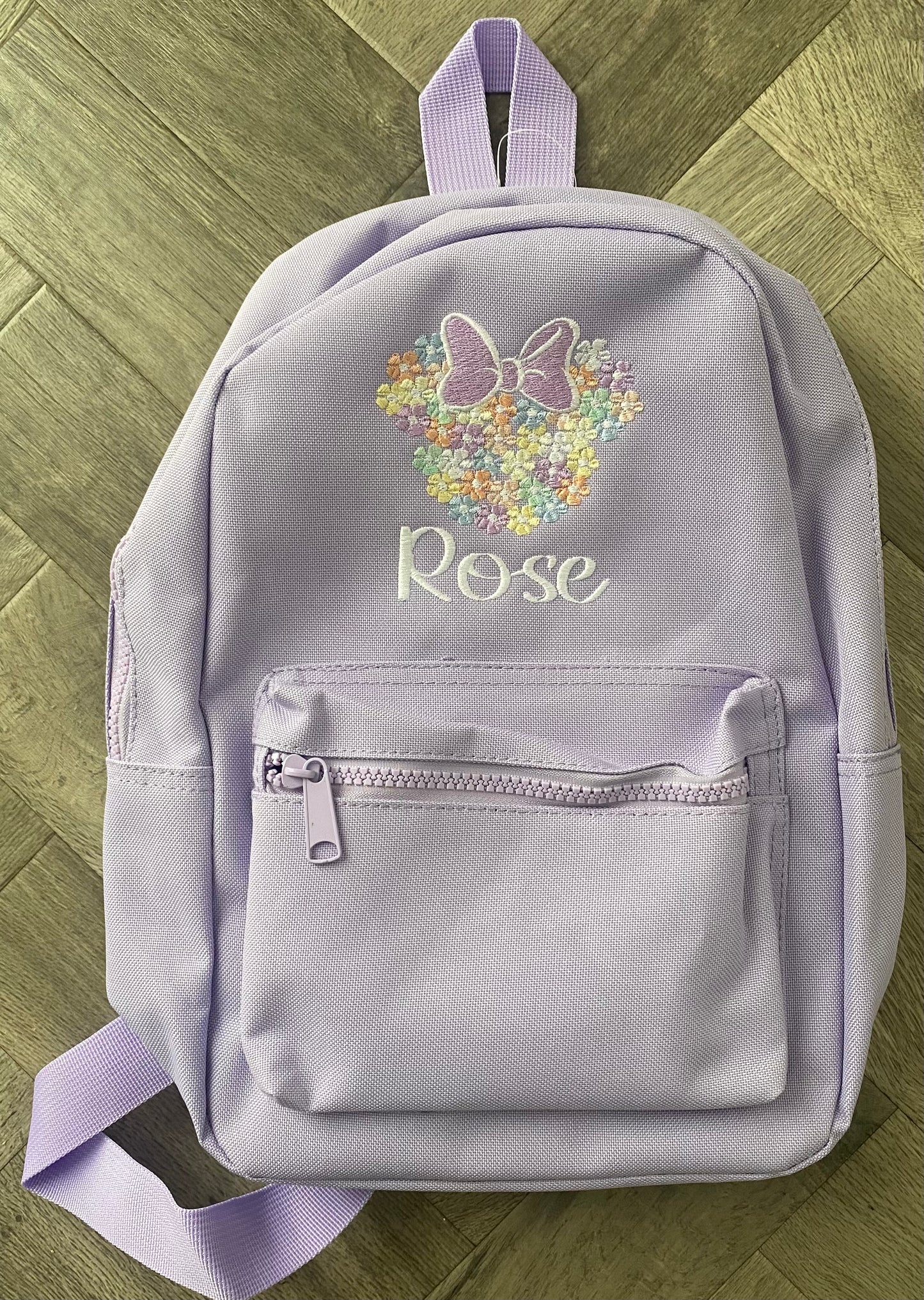 Minnie Floral Head Backpack