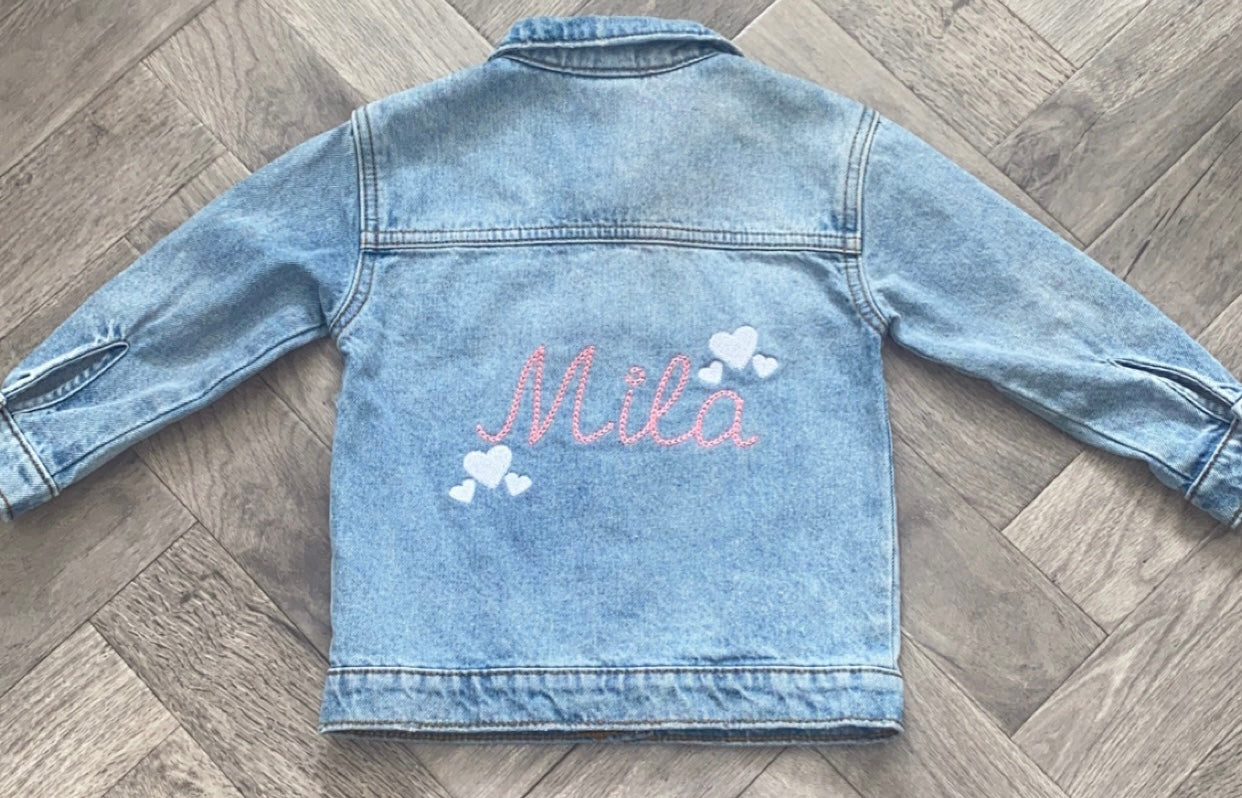 Denim Jacket Embroidery (supply own jacket)