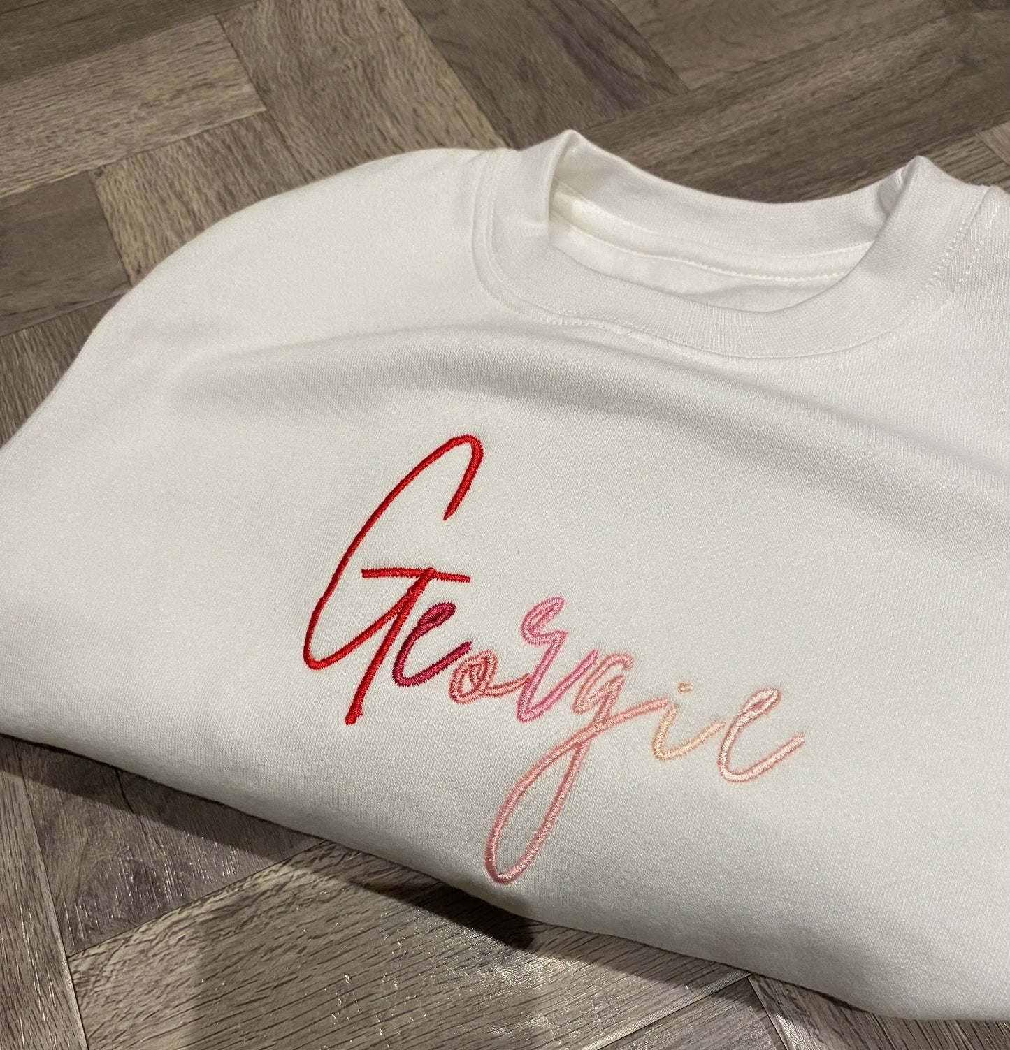 Girls multi Signature Jumper
