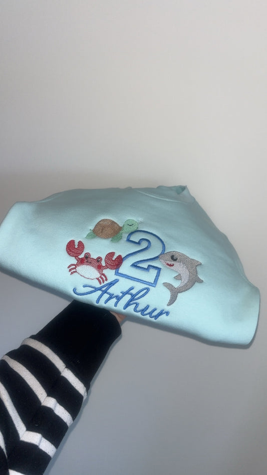 Under The Sea Birthday Jumper