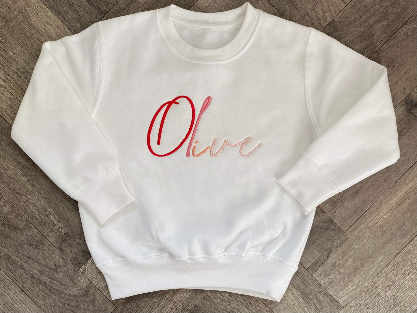Girls multi Signature Jumper
