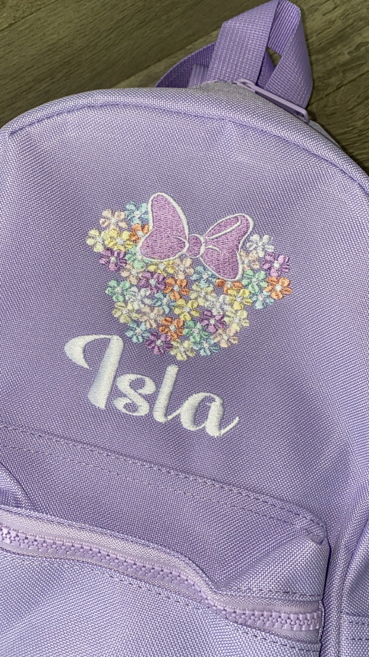 Minnie Floral Head Backpack