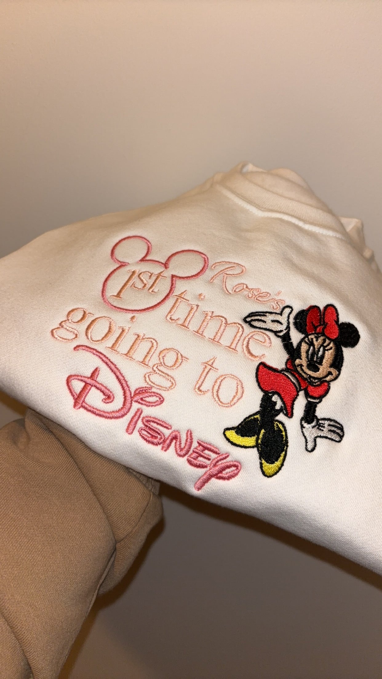 1st Time Going to Disney Jumper