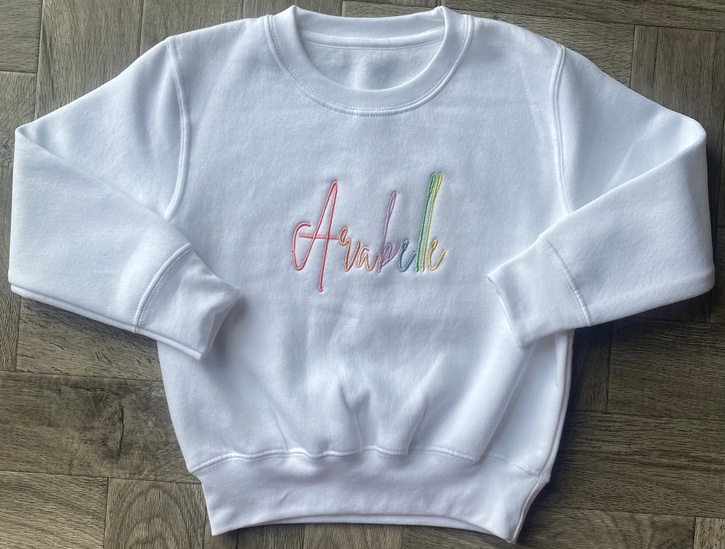 Girls multi Signature Jumper