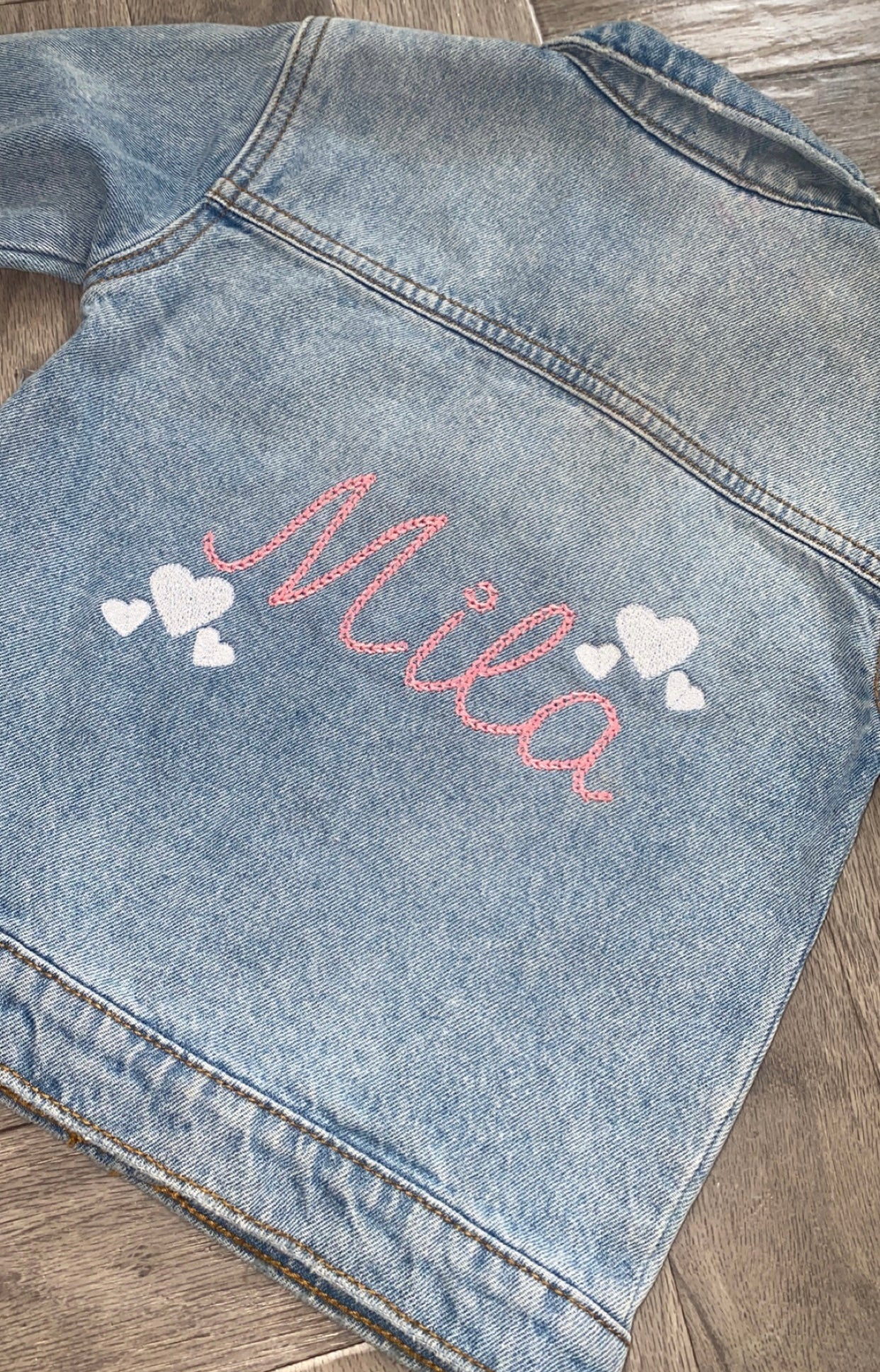 Denim Jacket Embroidery (supply own jacket)