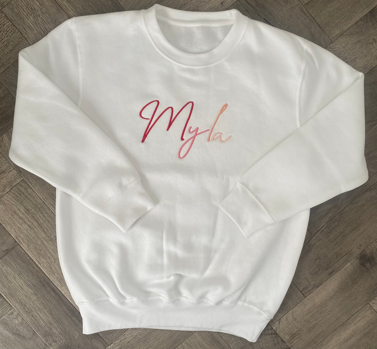 Girls multi Signature Jumper