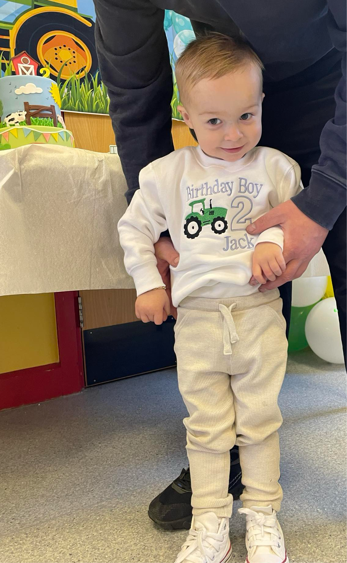 Tractor Birthday Jumper