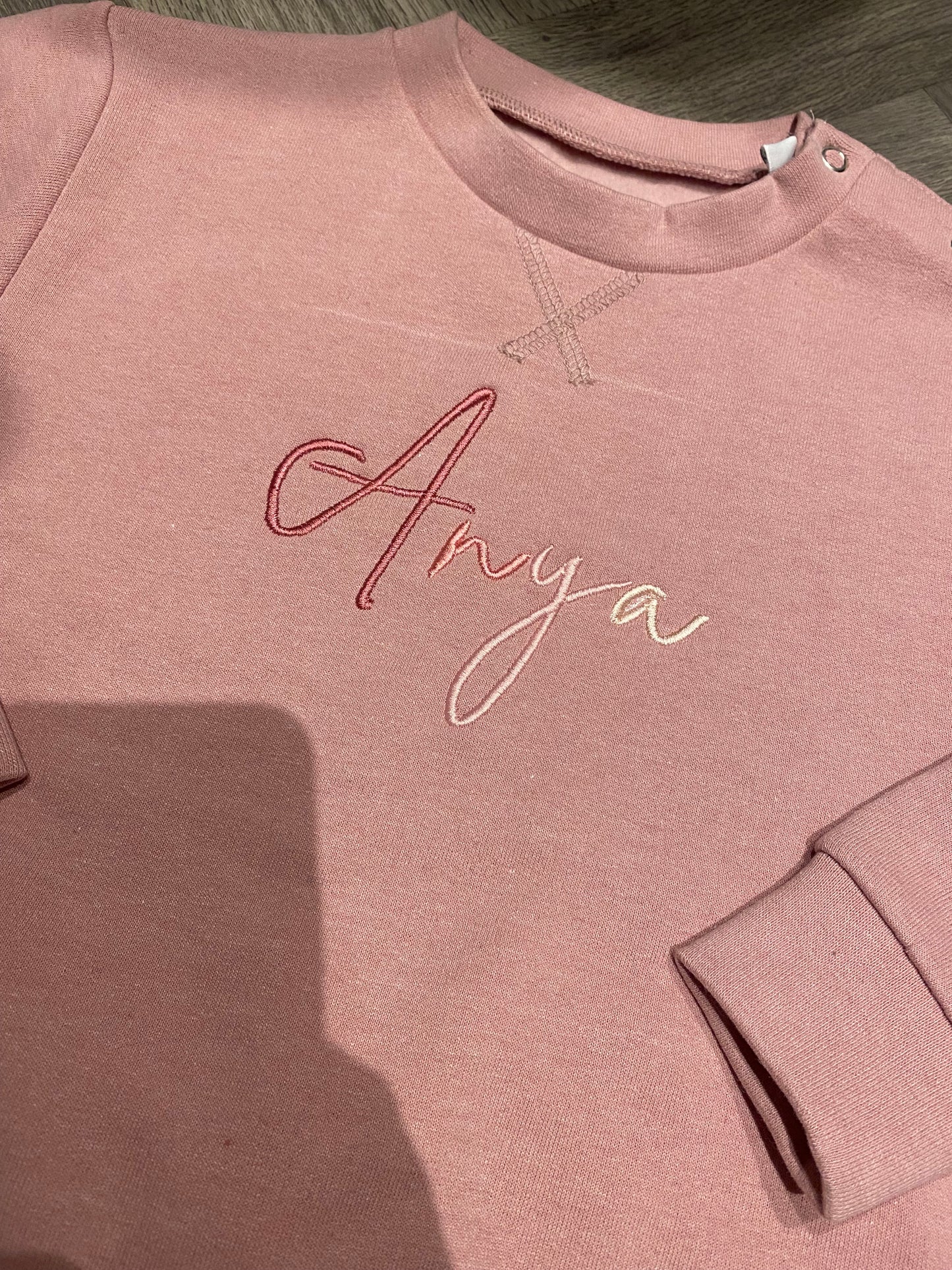 Girls multi Signature Jumper