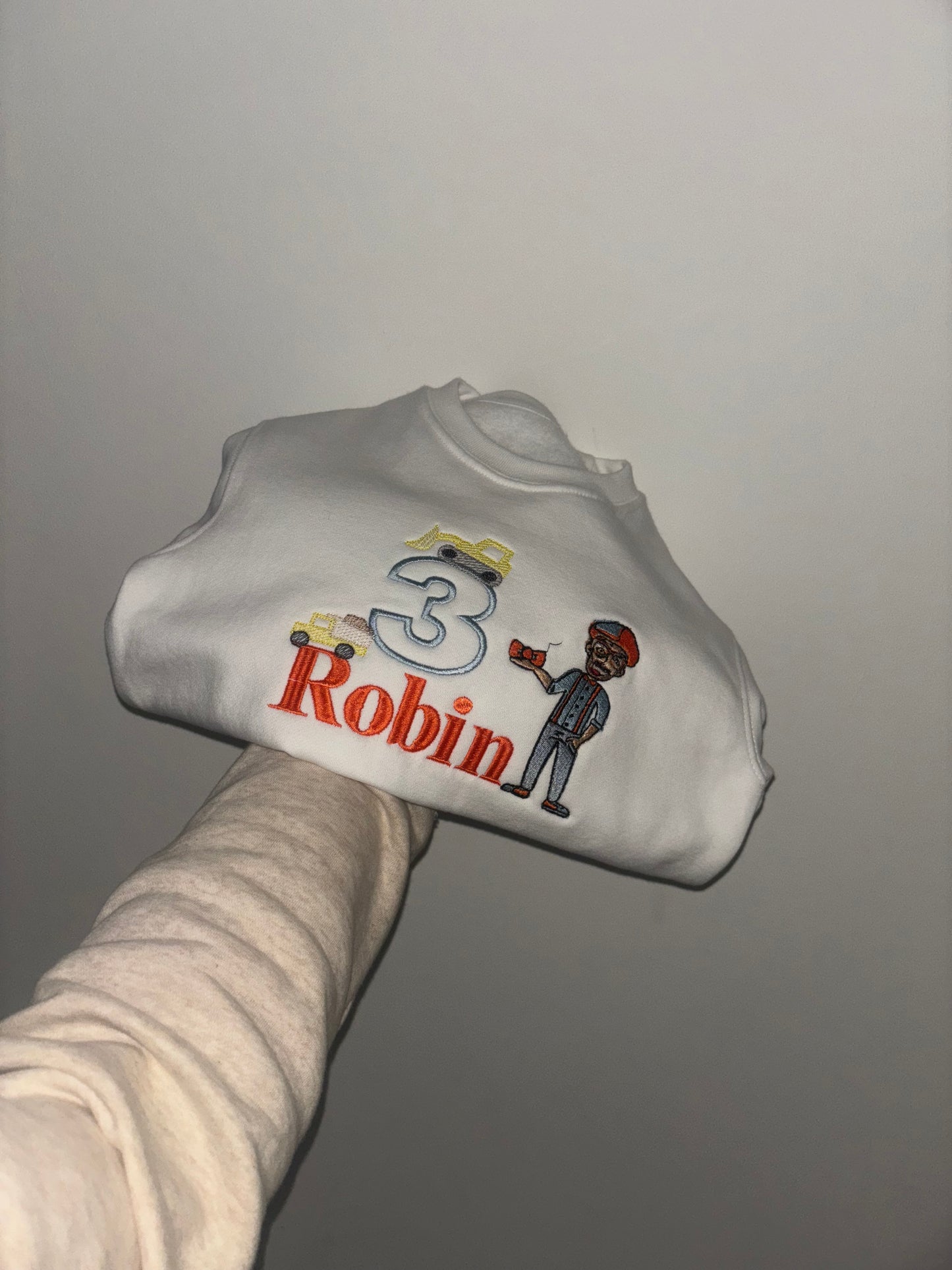 Blippi Birthday Jumper