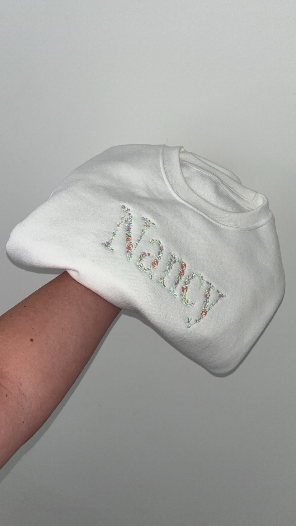 Floral Name Jumper