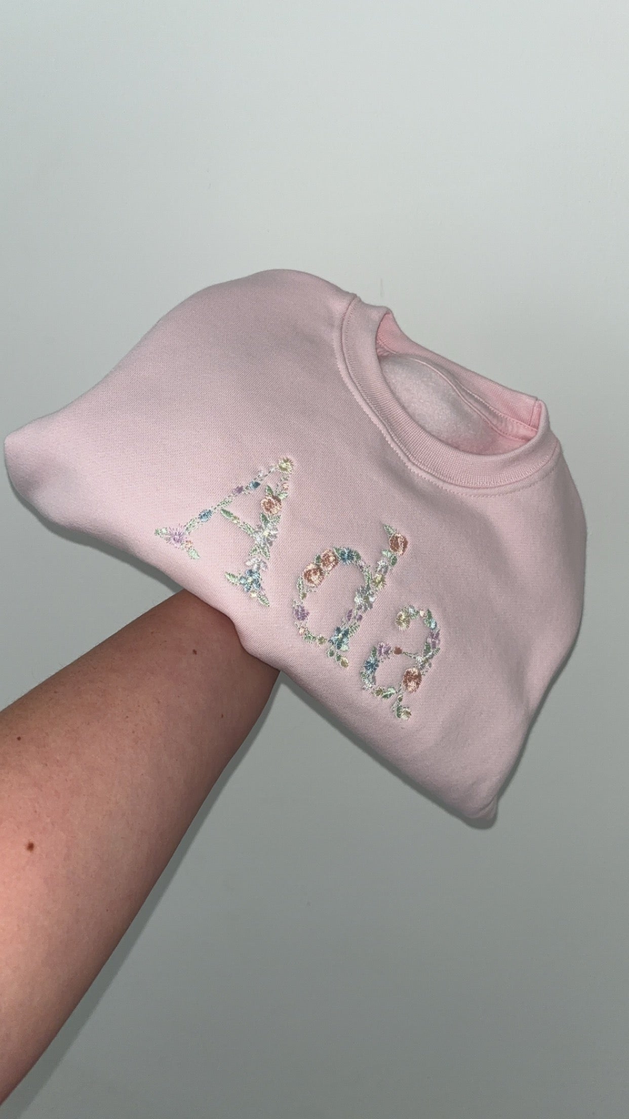 Floral Name Jumper