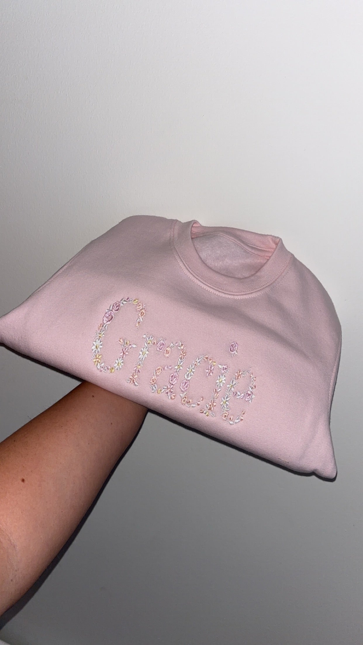 Floral Name Jumper